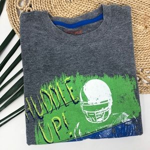 Cat & Jack Gray Glow in the Dark Football T-Shirt